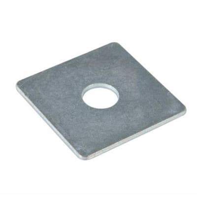ARANDELA CUADRADA PLANA 4''X4''X1/4''X21MM 74KN GALV CALIENTE AP6051318 ARAGCU RT