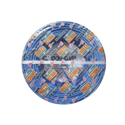 CABLE DE CONTROL GPT 18AWG 300V AISLAMIENTO PVC AZUL X ROLLO 10000685 INDECO