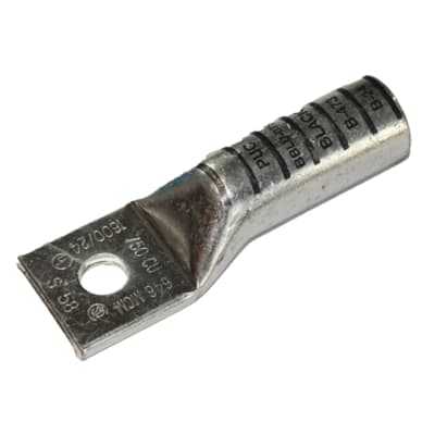TERMINAL A COMPRESION DE COBRE ESTAÑEADO BARRIL LARGO 1 HOYO 750KCMIL 5/'' 35KV NEGRO CON UL PENNUNION