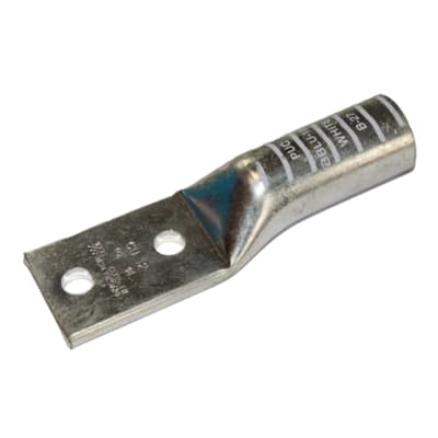 TERMINAL A COMPRESION DE COBRE ESTAÑADO BARRIL LARGO 2 HOYOS 1000KCMIL 1/2'' 35KV BLANCO CON UL PENNUNION
