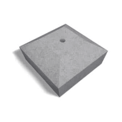 BLOQUES CONCRETO ARMADO VIBRADO 400X400X150MM 45KG NACIONAL