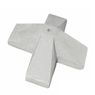 ZAPATA CONCRETO ARMADO VIBRADO 0.70X0.70X0.20MM TIPO CRUZ NACIONAL