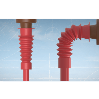 FUNDA DE BUJE AISLANTE ELASTOMERICO 17,5KV 35-400MM  RCAB-4110 RAYCHEM