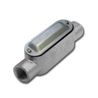 CAJA CONDULET TIPO C 3/4'' FORM 5 HIERRO MALEABLE GALV EN CALIENTE C/TAPA C/EMP CON UL E254321 JJ