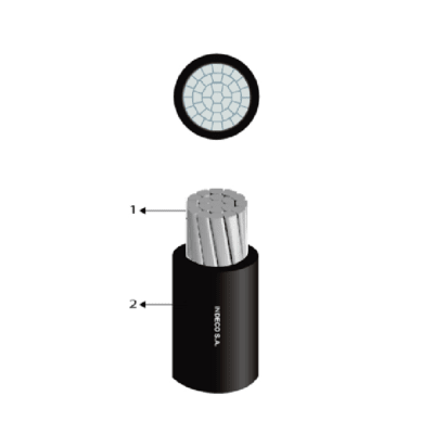 CABLES CAAI 0,6/1kV UNIPOLAR 25MM P00015899-4 INDECO