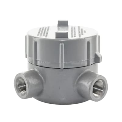 CAJA REDONDA TIPO GUAL HIERRO 1'' COVER Ø3'' NEMA 7 CL1 DIV1&2 UL KILLARK