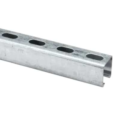 CANAL STRUT ALTO RANURADO ACERO 1-5/8''X1-5/8''X10FT E:26MM EG PROSTAR