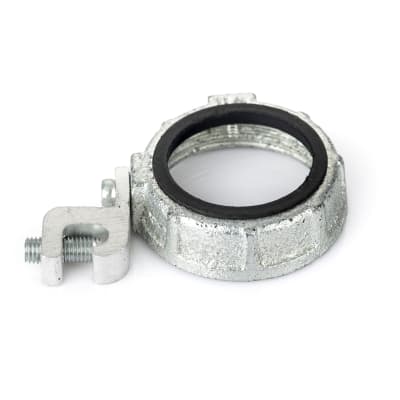 TUERCA BUSHING RIGID HERMETICO CON AISLAMIENTO Y ATERRAMIENTO MALLEABLE IRON AL 2'' NAAVI CONDUIT
