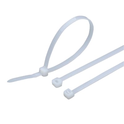 CINTILLO 550MM X 9.0 MM COLOR BLANCO PKT 100 CHS