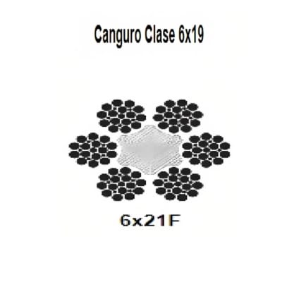 CABLE CANGURO CL 6X21F A/F NEGRO NO PREFORMADO 1'' CAMESA