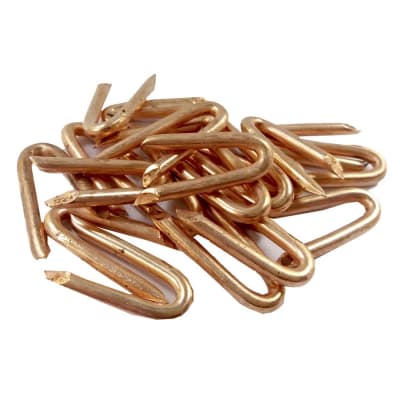 GRAPA EN U COBREADA 50X4X10MM 0.013KG AP2016104 ARAGCU PT