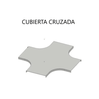 CUBIERTA CRUZADA GALV. CALIENTE 100MM ARAGCU VM
