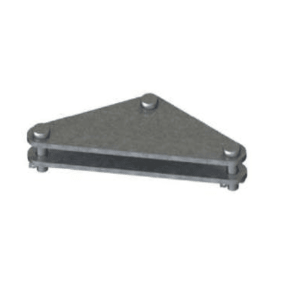 YUGOS DOBLES TRIANGULARES Ø:6MM L:85X270MM MODELO YD-D14 ARAGCU AT