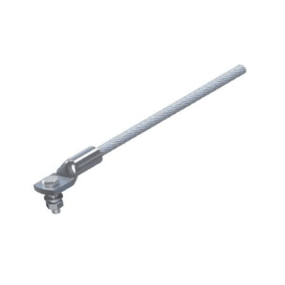 CONECTORES DE TIERRA ALUMINIO SIMPLE L:1000MM MODELO CC1TT-120x1000 / M12 ARAGCU AT