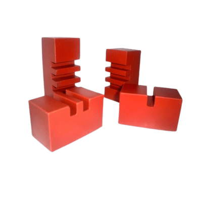 AISLADOR DE RESINA EPOXICA ARALDIT TIPO E DE 1 RANURA 90X50MM FARCOTEC