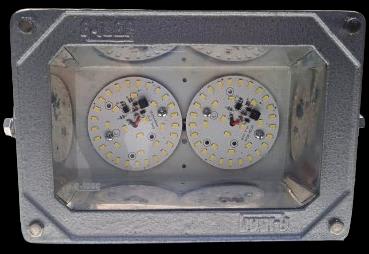 REFLECTOR HERMETICO CON LAMPARA LED 30W-24V LUZ BLANCA USO PESADO / IP66  RRH/LB30W24V AIBAR