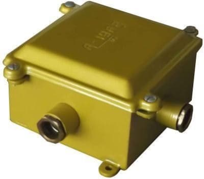 CAJA HERMETICA DE BRONCE 105x105x60 mm DE 4 SALIDAS IP66 CDC/P4 PBR AIBAR