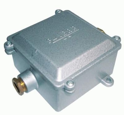 CAJA HERMETICA 105x105x60 mm DE 2 SALIDAS IP66 CDC/P2 AIBAR