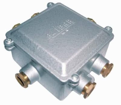 CAJA HERMETICA 105x105x60 mm DE 6 SALIDAS IP66 CDC/P6 AIBAR