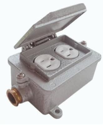 TOMACORRIENTE INDUSTRIAL 15A NEMA 5-15R PARA TRABAJO LIVIANO TRD/N 5-15R AIBAR