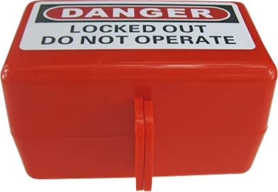 BLOQUEO PARA ENCHUFE GIRATORIO POLIESTIRENO 8,9X12,7CM BAN-D31 BEIAN-LOCK