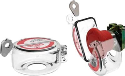 BLOQUEO PARA INTERRUPTOR DE EMERGENCIA PVC 110X75MM BAN-D55 BEIAN-LOCK