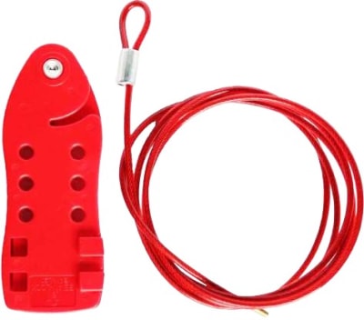 BLOQUEO UNIVERSAL CON CABLE DE ACERO FORRADO L=1.5M. BAN-L21 BEIAN-LOCK