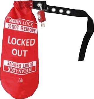BOLSO PARA INTERRUPTORES ELECTRICOS DE BLOQUEO COLOR ROJO BAN-T71 BEIAN-LOCK