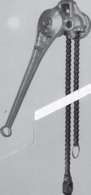 MONTACARGA A CADENA CON TRINQUETE 0,75-1,5 TONELADAS C3090457 HUBBEL CHANCE