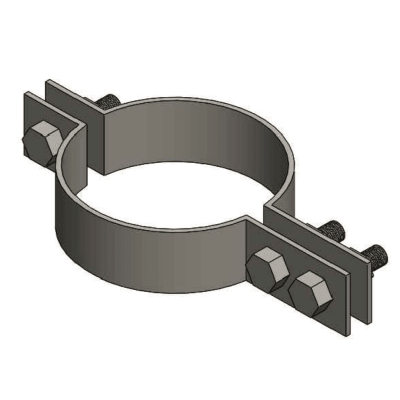 ABRAZADERA PARA RETENIDA 2''X185MMX1/4'' D1AB0713 ARAGCU RT