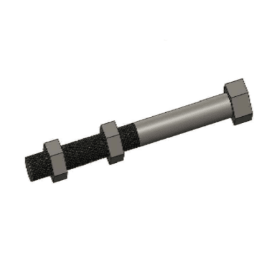 PERNO MAQUINADO CABEZA HEXAGONAL DE A°G° 1/2''X305MM D1PE0907 ARAGCU BT