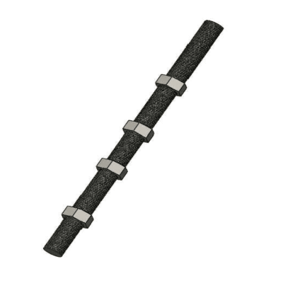 PERNO DOBLE ARMADO A°G° 3/4''X610MM D1PE0609 ARAGCU MT
