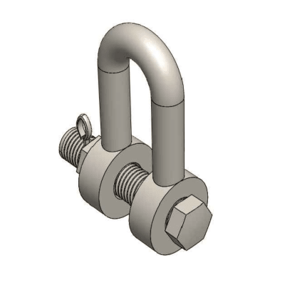 GRILLETE RECTO ARRUTI (GN-16T) 24X86X18MM 135KN M1GL0109 ARAGCU MT