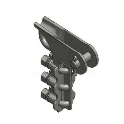 GRAPA DE ANCLAJE TIPO PISTOLA DE 3 PERNOS P/COND. 120MM DE AL (W) D1GR0506 ARAGCU MT