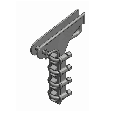 GRAPA DE ANCLAJE TIPO PISTOLA DE 4 PERNOS P/COND. 120-300MM DE AL (W) D1GR0519 ARAGCU MT