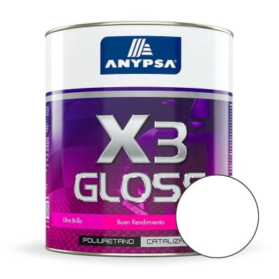 GLOSS POLIURETANO X-3 BLANCO 3.785L ANYPSA
