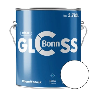ESMALTE BRILLANTE BONN GLOSS BLANCO 1 GAL