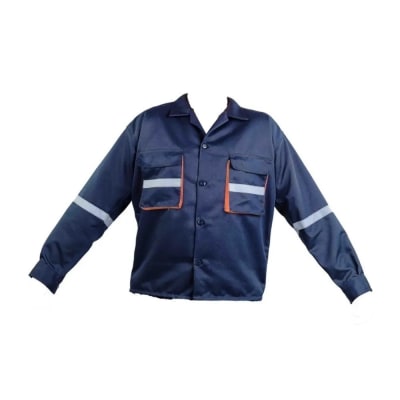 CAMISA DE TRABAJO DRILL TEC AZUL NARANJA TALLA XL WERKEN