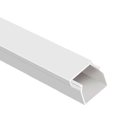 CANALETA CERRADA 25X25MM 2M BLANCO MUTLUSAN