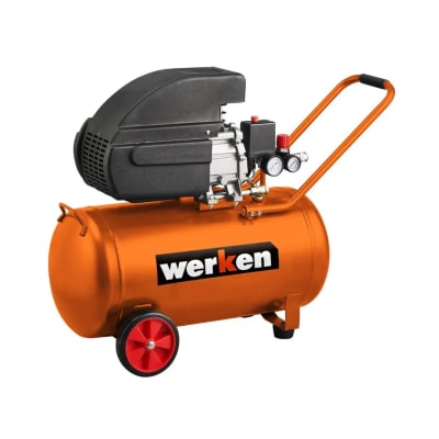 COMPRESORA DE AIRE 2.0HP 50 LITROS WERKEN