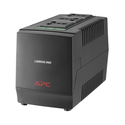 REGULADOR DE VOLTAJE LINE-R 500VA 3 TOMAS APC