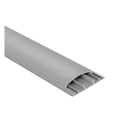 CANALETA PISO 60X15MM 2M CON ADHESIVO GRIS MUTLUSAN