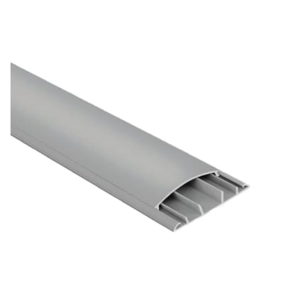 CANALETA PISO 75X18MM 2M CON ADHESIVO GRIS MUTLUSAN