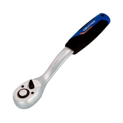 RACHET CON ENCASTRE 1/4'' 155MM DEXTER
