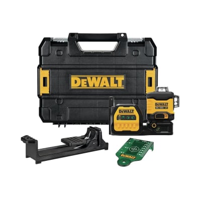 NIVEL LASER 3 LINEAS 360° VERDE 20V DCLE34030GB DEWALT