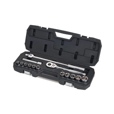 SET DE DADOS Y LLAVES CROMADO 1/2'' MODELO STMT7038 STANLEY