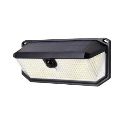 LUZ LED SOLAR CON SENSOR PIR 400 LUMENES WERKEN