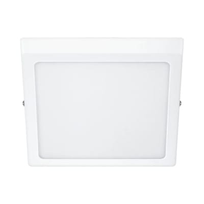DOWNLIGHT LED CUADRADO LUZ FRIA 18W DL252 METAL BLANCO 21 CM PHILIPS
