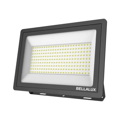 REFLECTOR LED 200W LUZ FRIA NEGRO ULTRAFINO BELLALUX
