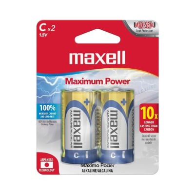 PILAS PACK X 2 C MAXELL